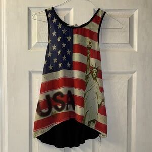 Patriotic USA Flag Tank Top